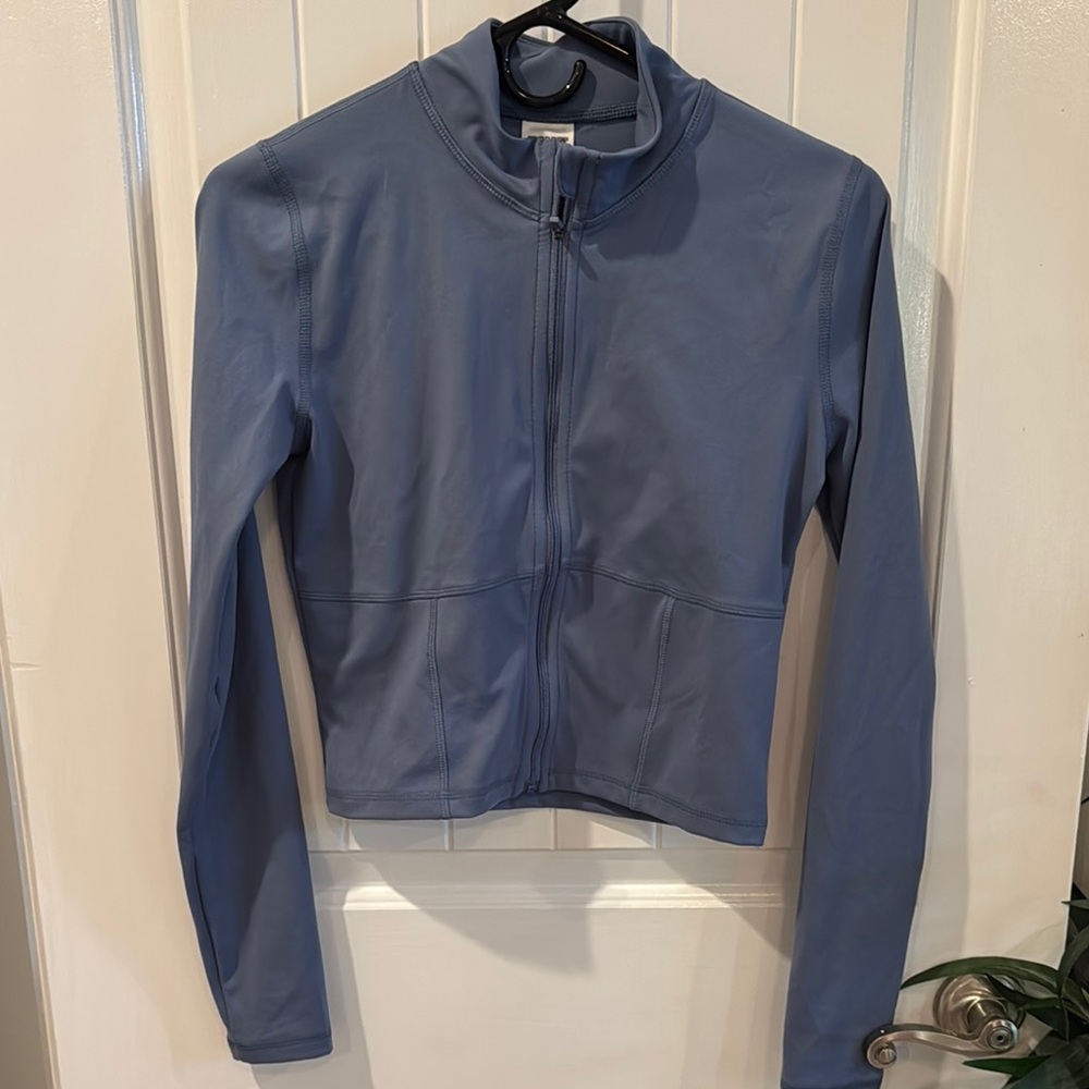 PINK Victoria's Secret Blue Utility Jacket Sporty Casual Style
